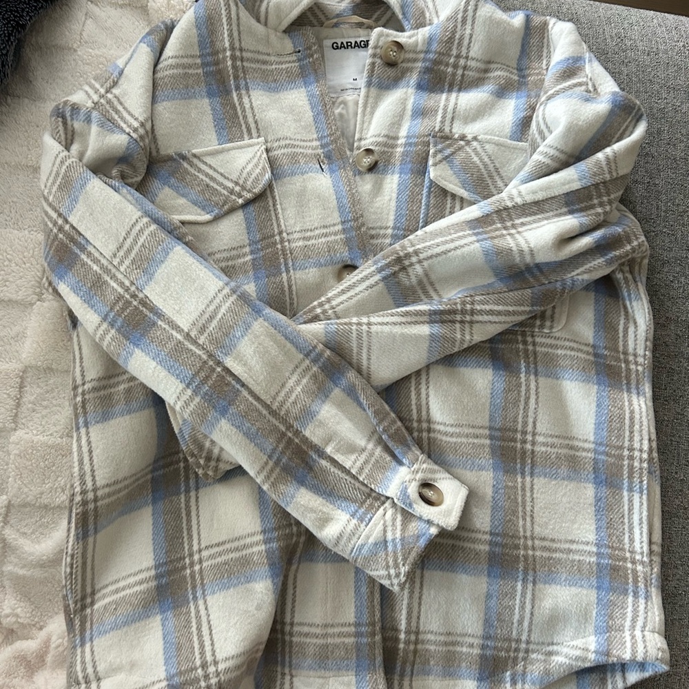 Garage Plaid Button-Up jacket